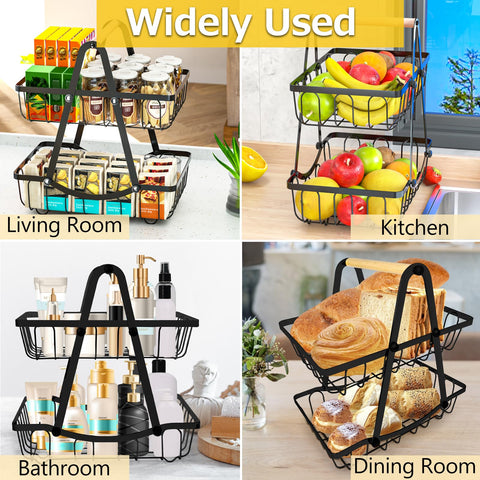 ZEROLUXE rustproof wrought iron stand for durable kitchen organization