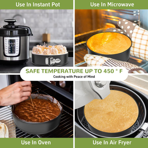 Honeycomb base promotes even heat for consistent bakes.
