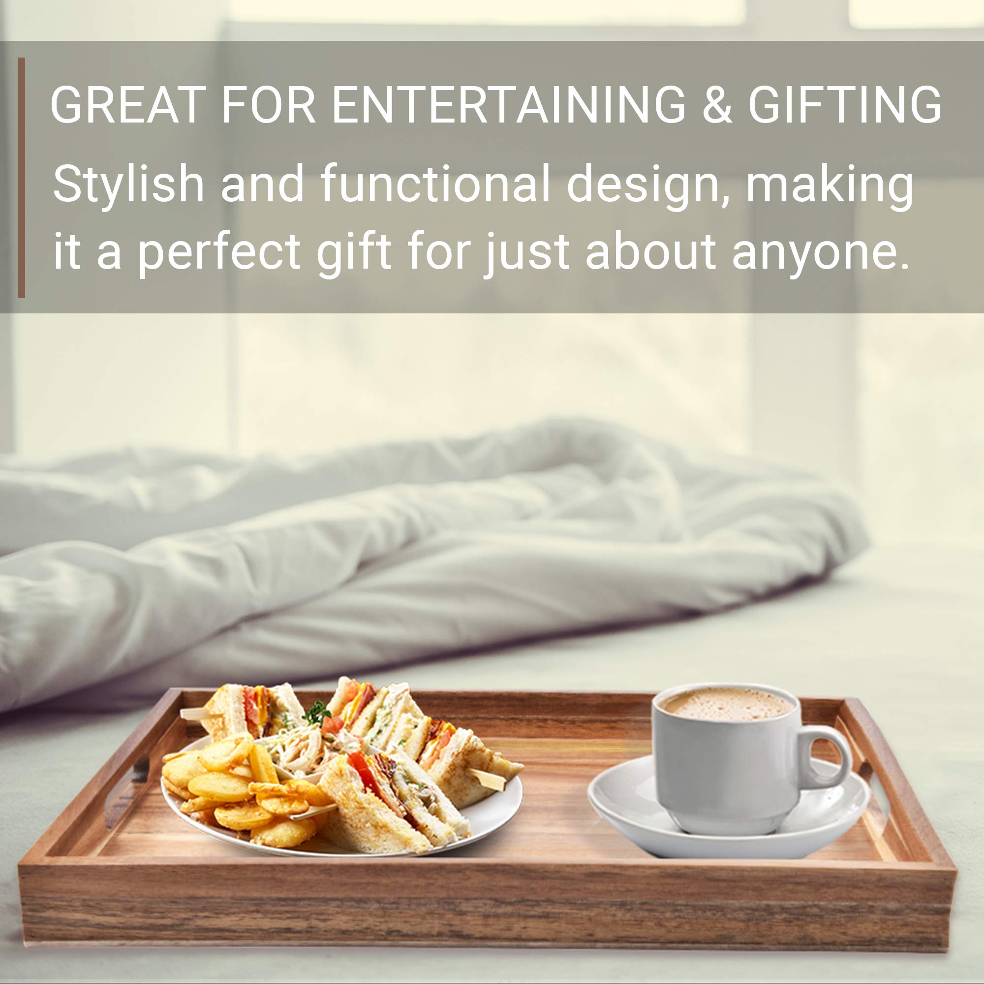 ZESPROKA patio entertaining tray supports appetizers during outdoor gatherings.