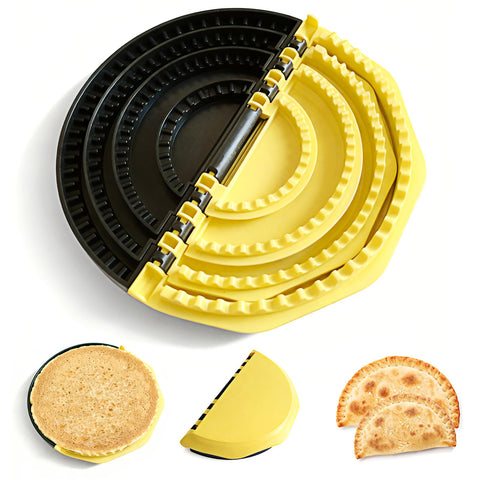 ZestKiidek 4-in-1 tortilla sealer press in four sizes for tailored wraps