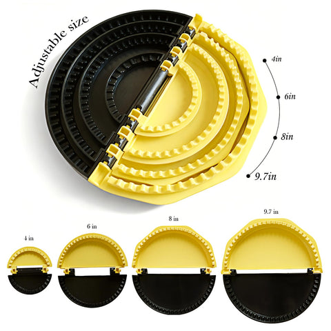 ZestKiidek 8 inch press seals dumplings and burritos with even edges