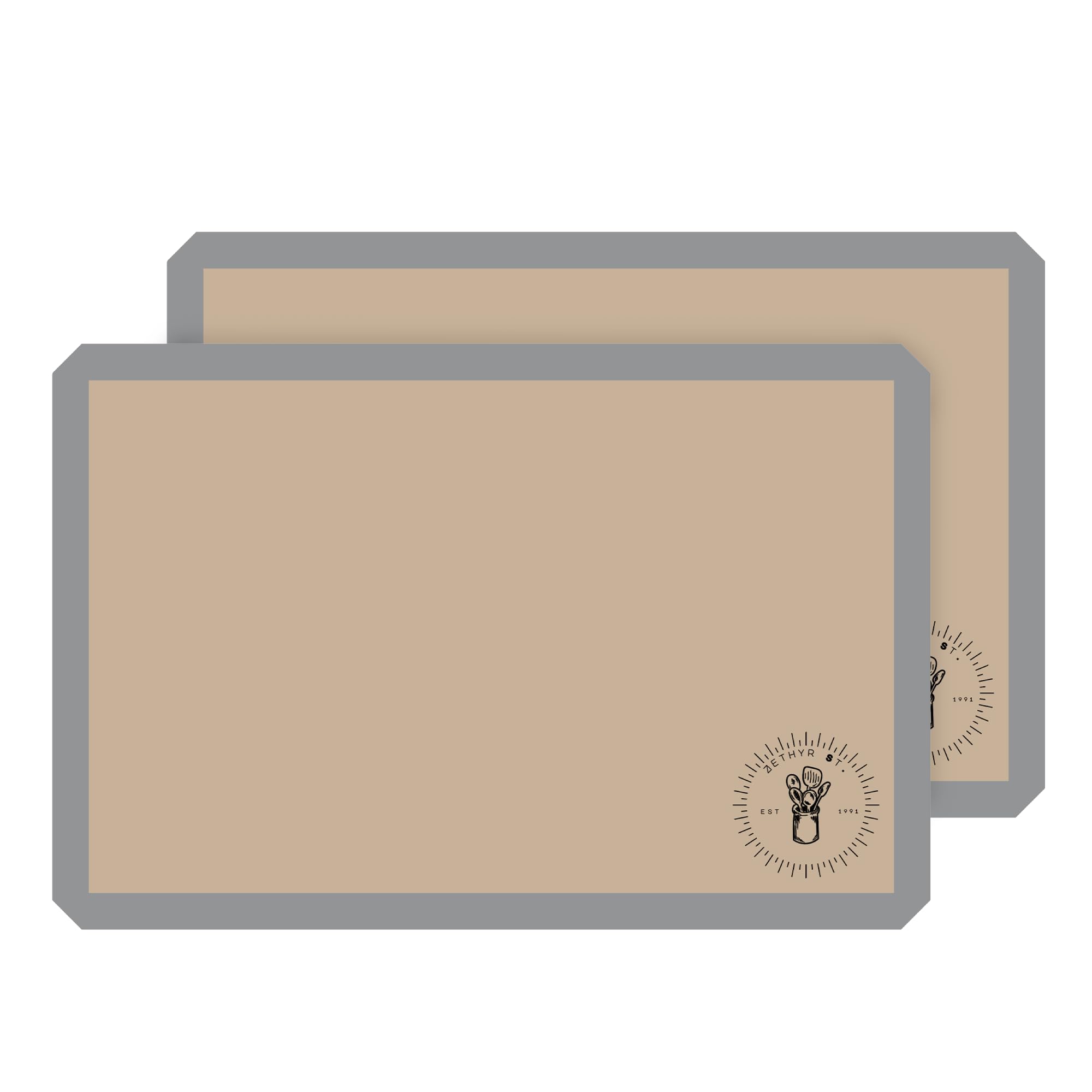 ZETHYR STREET silicone baking mat full-size 17x25 on sheet pan for non-stick baking