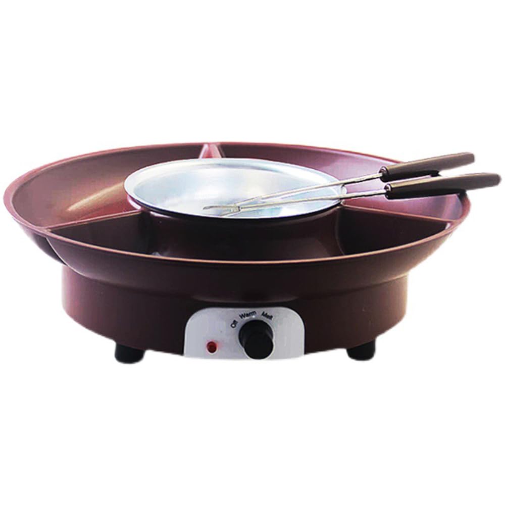 ZEVELOO fondue warm-keep feature maintains sauce at serving temperature