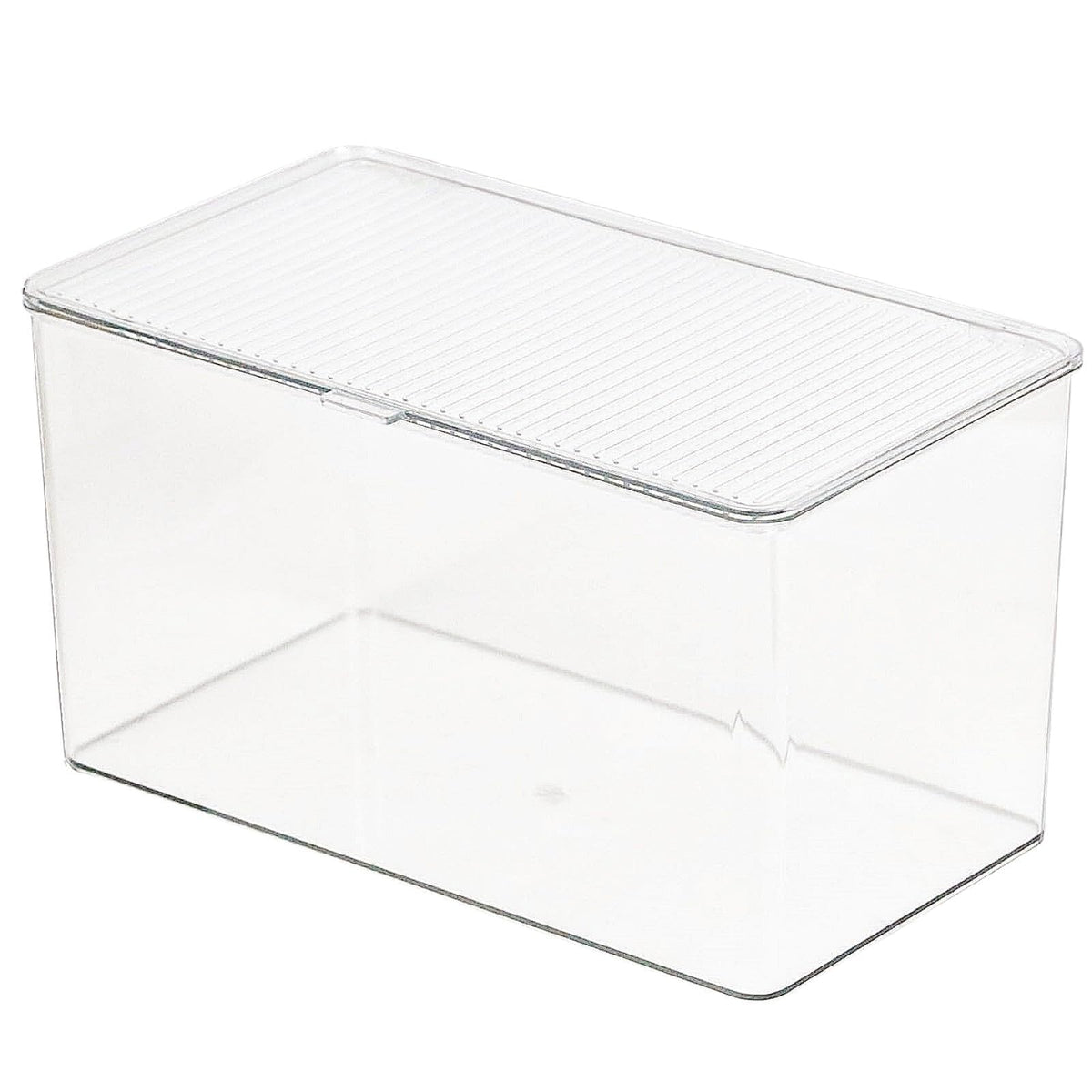 ZEXALOR clear bin with lid perfect for pantry organization at a glance.