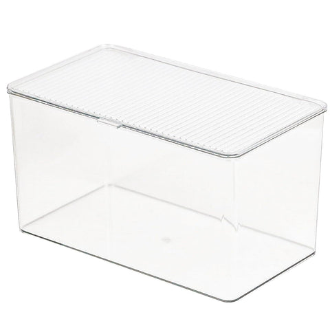 ZEXALOR clear bin with lid perfect for pantry organization at a glance.