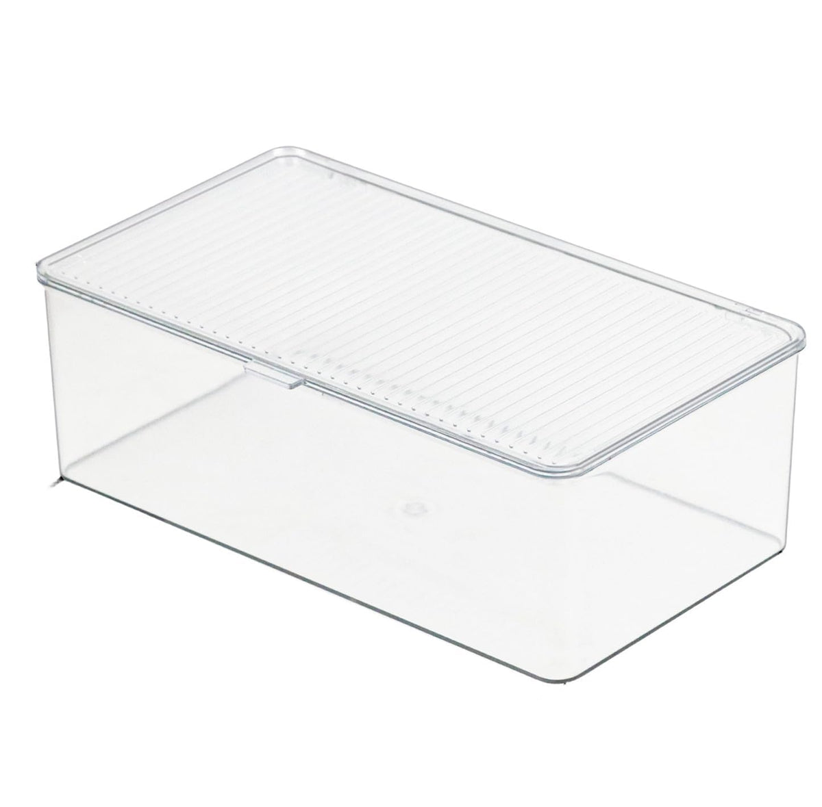ZEXALOR clear-bin-with-lid keeps pantry items visible and organized.
