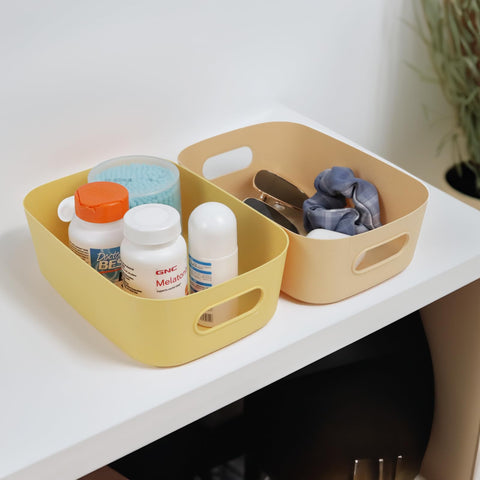 ZEXALOR pantry bin with clear visibility and easy access