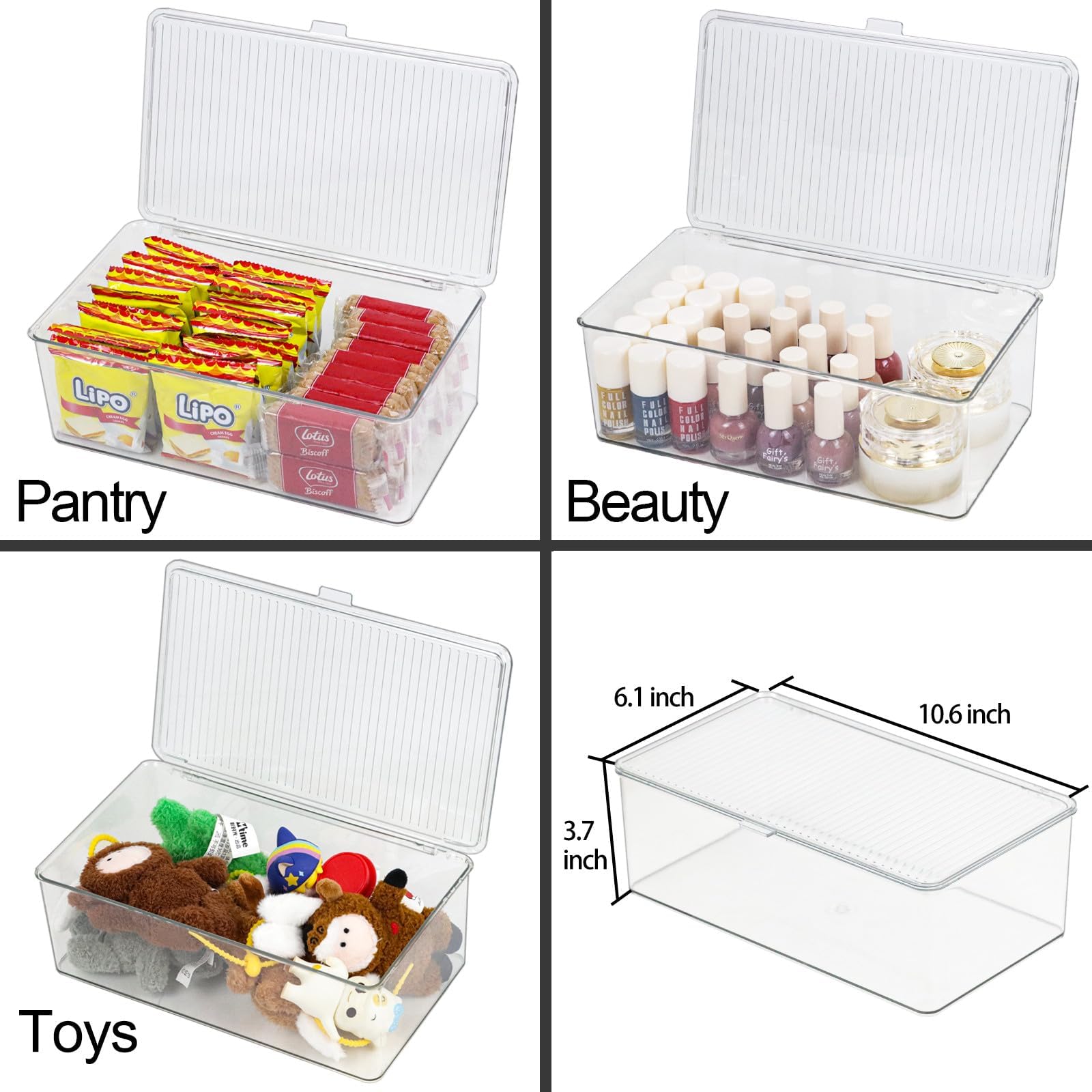 ZEXALOR makeup-organization-bin stores cosmetics neatly for daily routines.
