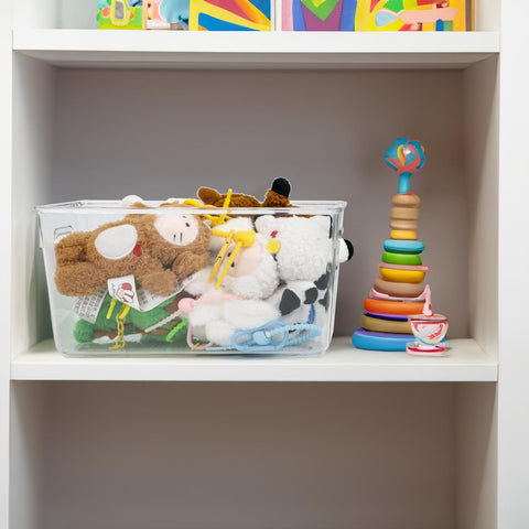 ZEXALOR multipurpose bin stores toiletries or small items in any room.