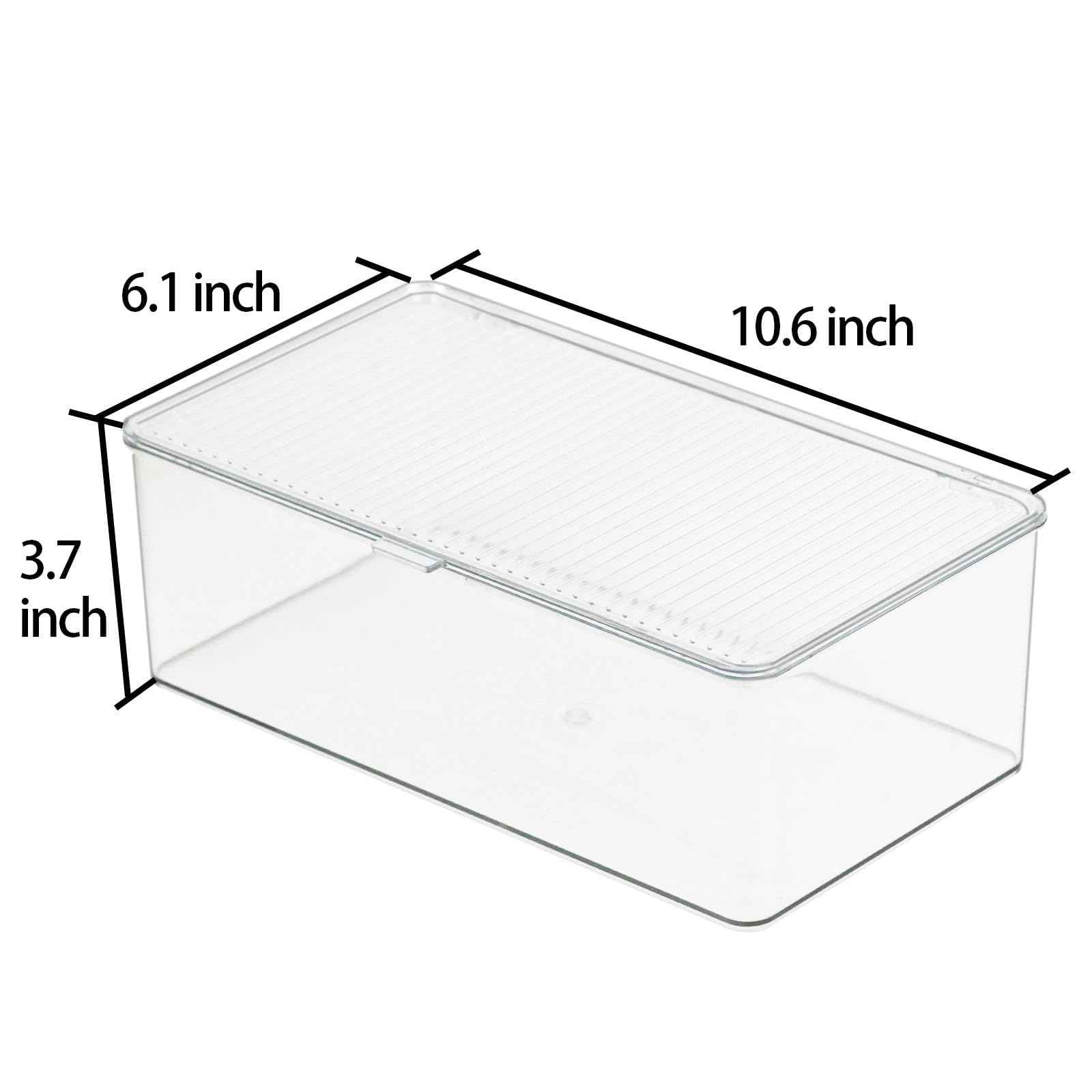 ZEXALOR pantry-storage-bin sorts snacks and tea bags efficiently.