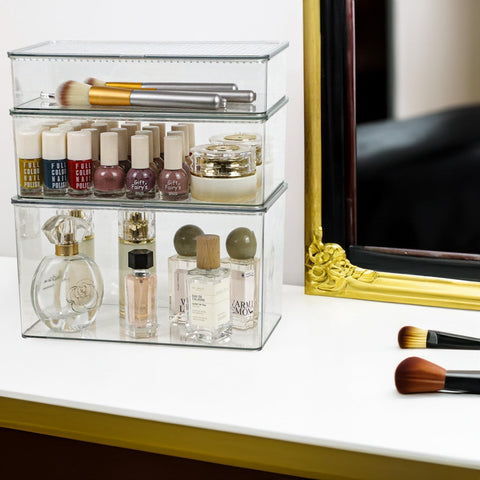 ZEXALOR portable-storage-bin moves easily between rooms.