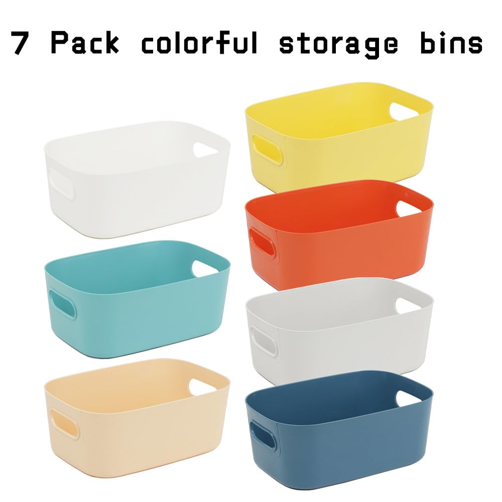 ZEXALOR small plastic storage bin keeps items organized and protected