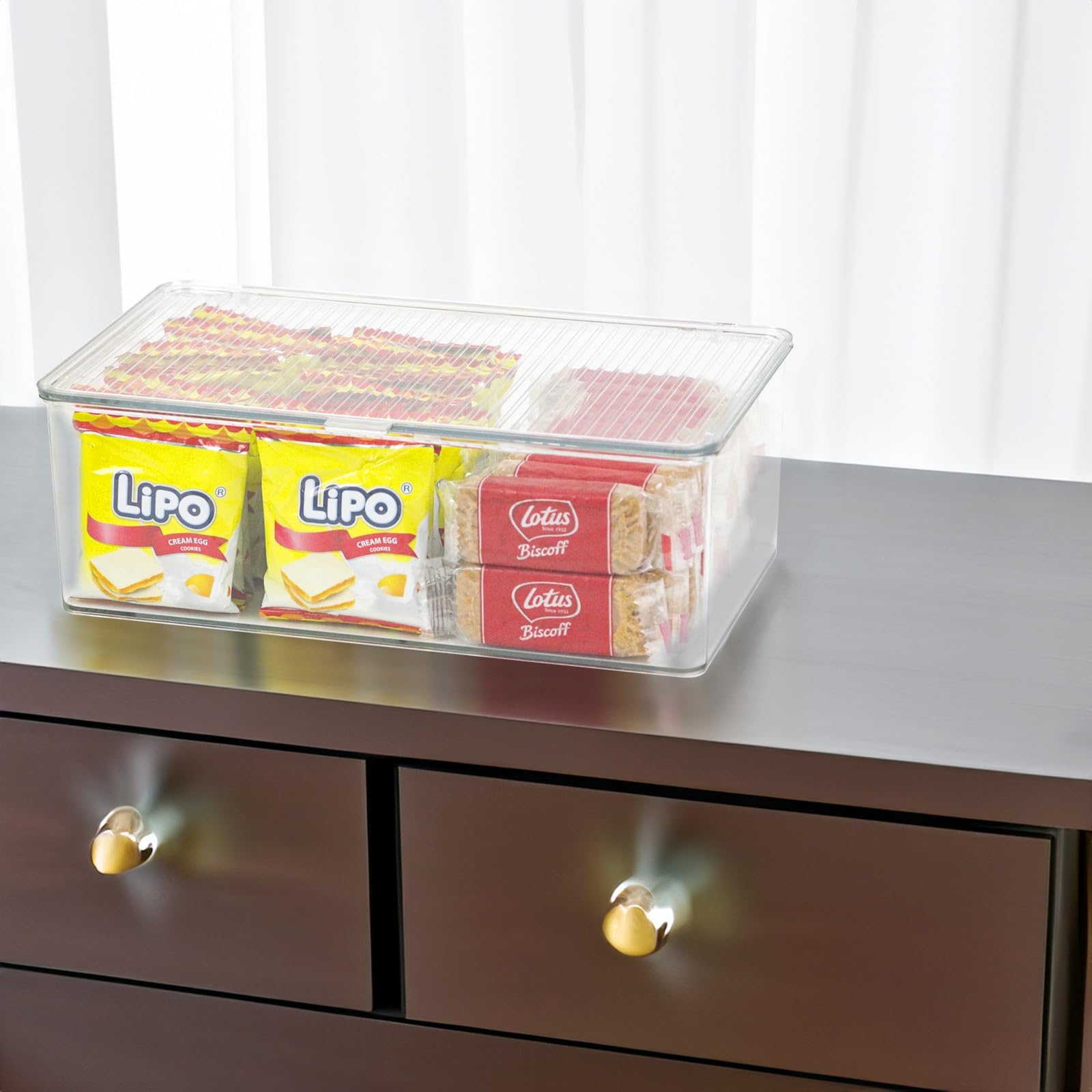 ZEXALOR snack-container-bin ideal for grab-and-go treats.