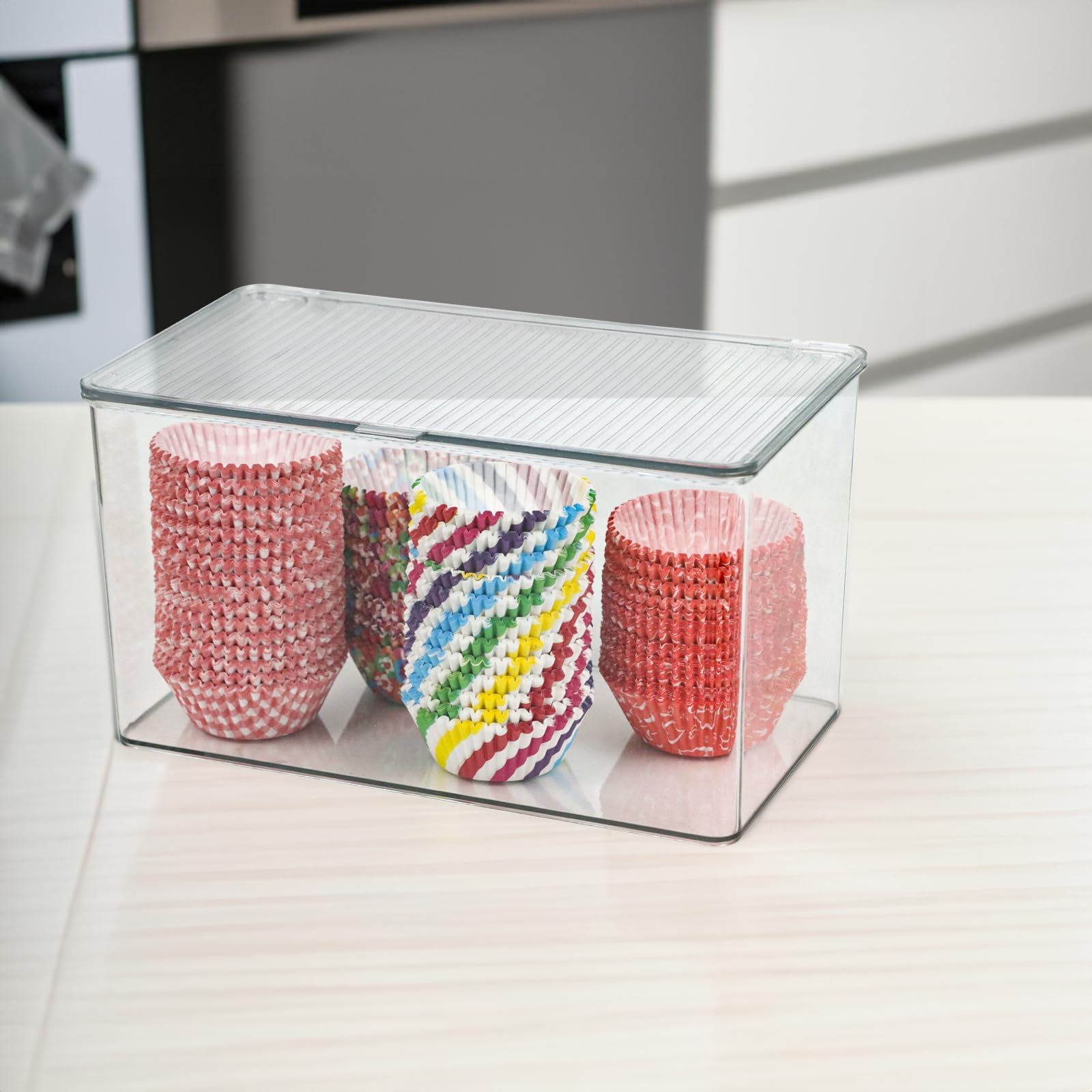 ZEXALOR snack-bin helps quick grab-and-go snack storage.