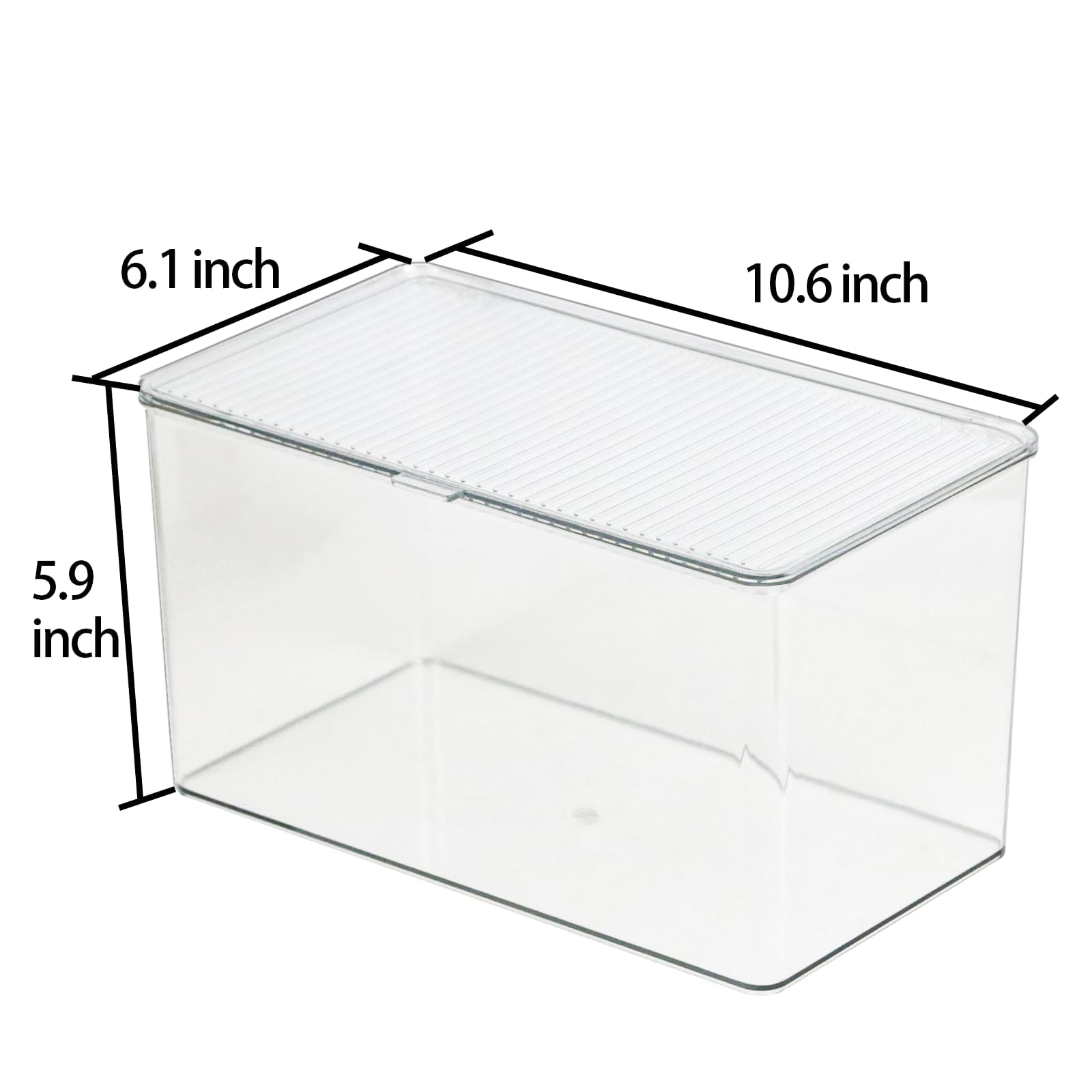 ZEXALOR sturdy plastic construction ensures long-lasting pantry use.