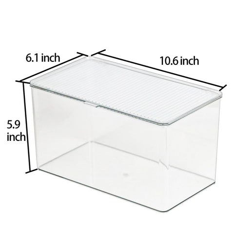 ZEXALOR sturdy plastic construction ensures long-lasting pantry use.