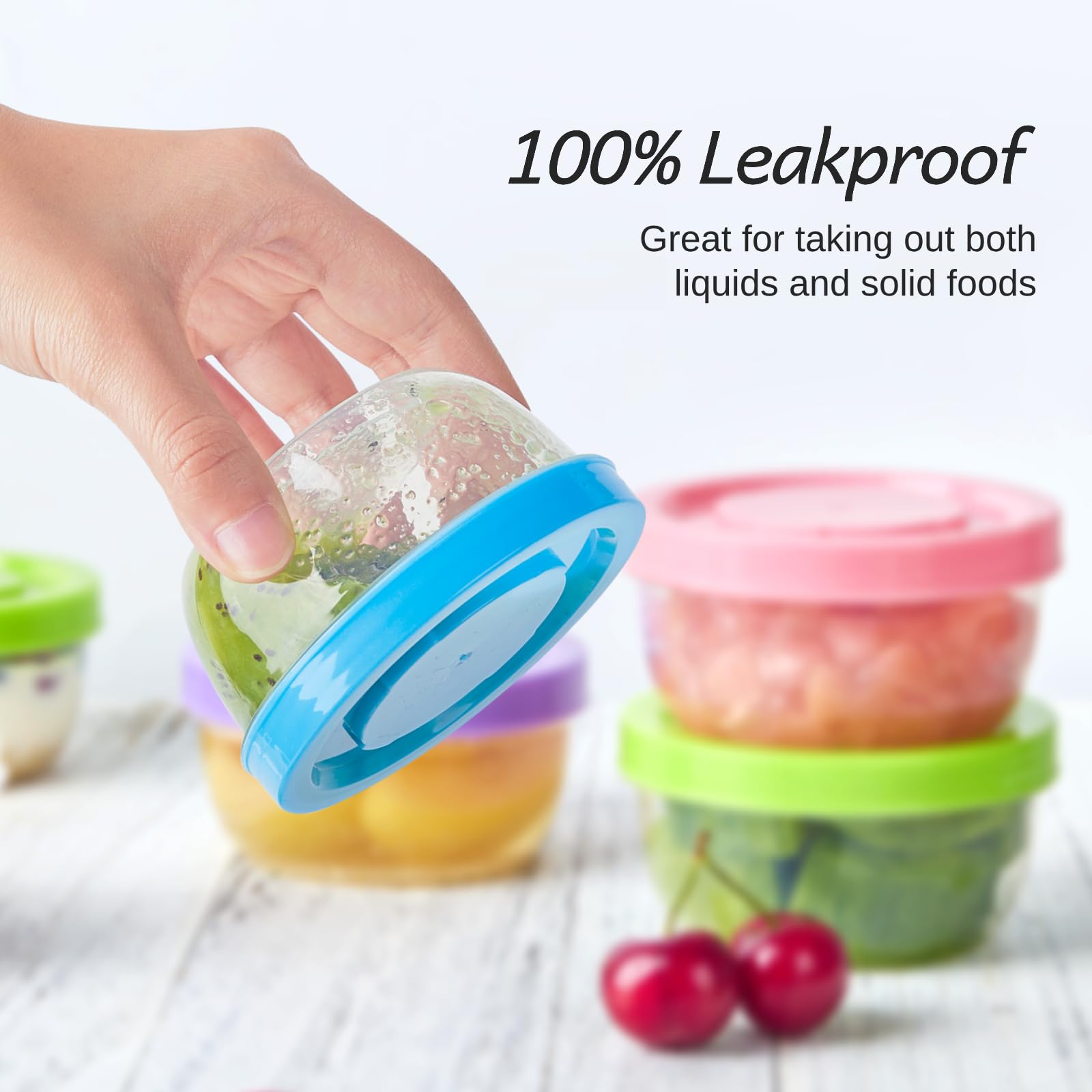 Zezzxu microwave-safe and freezer-safe containers for easy reheating.