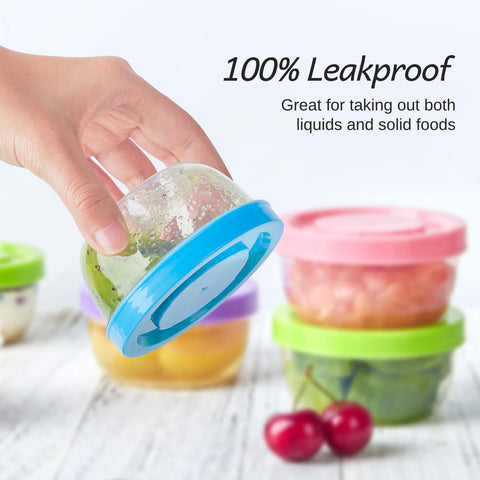 Zezzxu microwave-safe and freezer-safe containers for easy reheating.