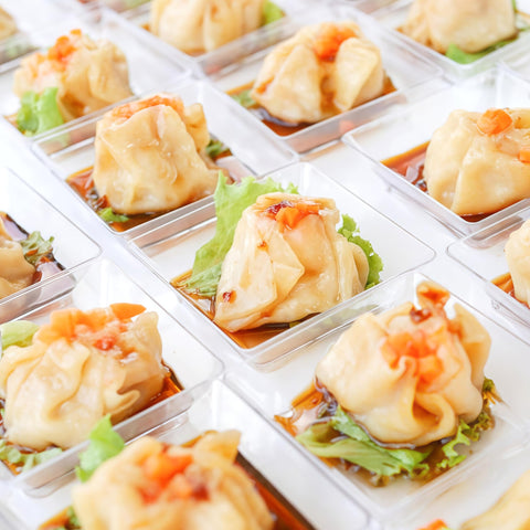 Zezzxu stackable mini plates save space for storage and reuse.