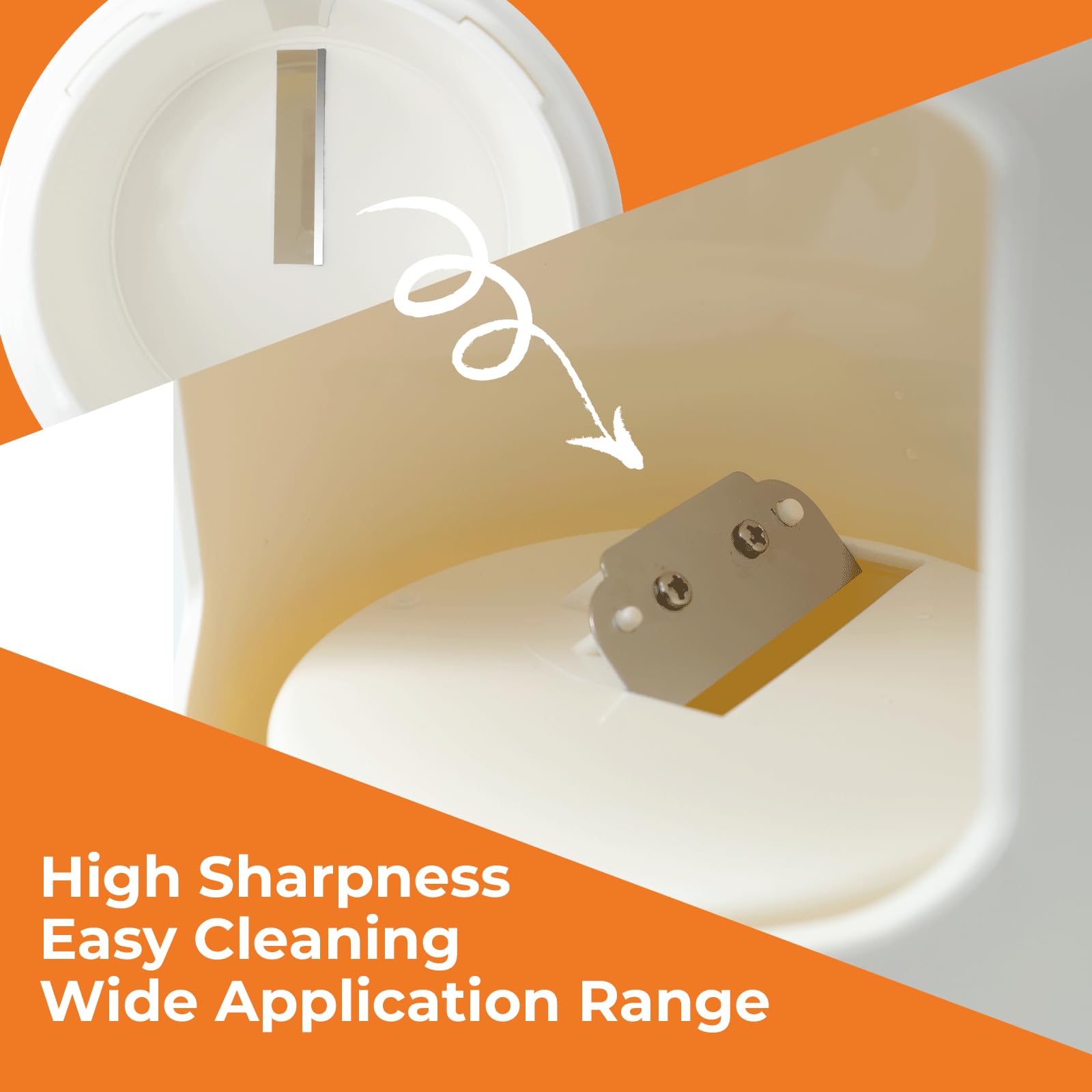 ZHANG XIAO QUAN adjustable blade lets you control ice thickness.
