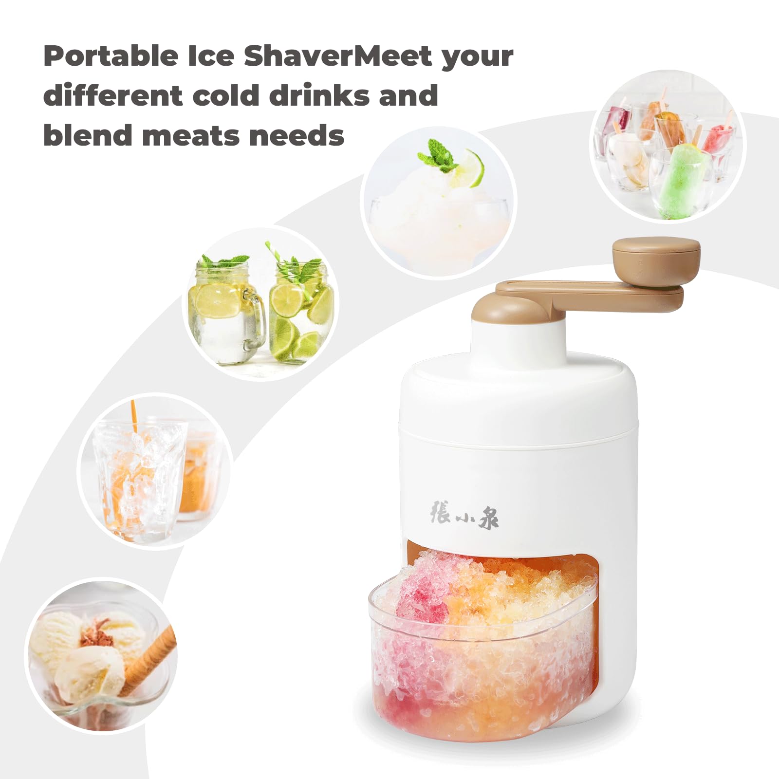 ZHANG XIAO QUAN compact design fits any counter or picnic.