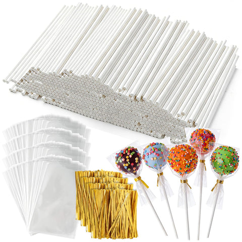 ZHBDMGK 1200pcs white cake pop sticks for durable DIY cake pops