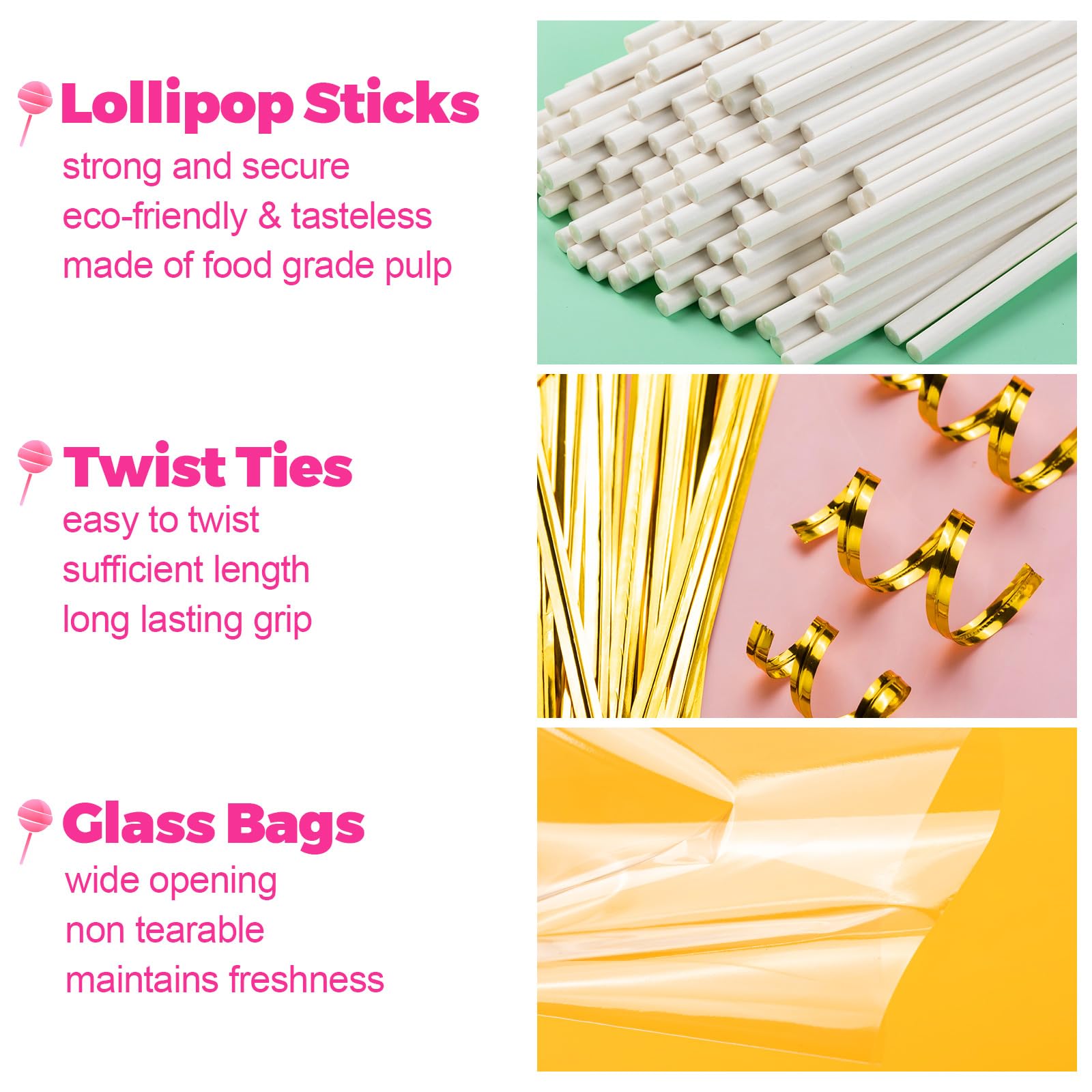ZHBDMGK clear treat bags for neat presentation of finished treats