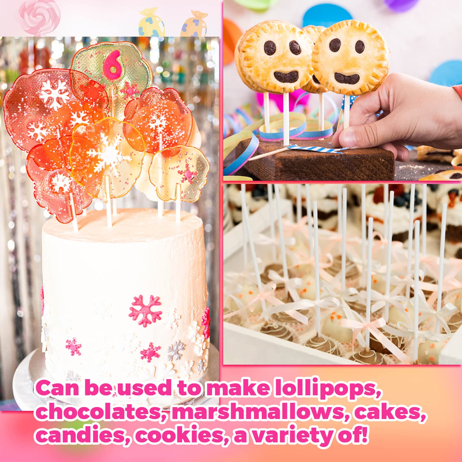 ZHBDMGK DIY candy pop assembly ideas for festive parties