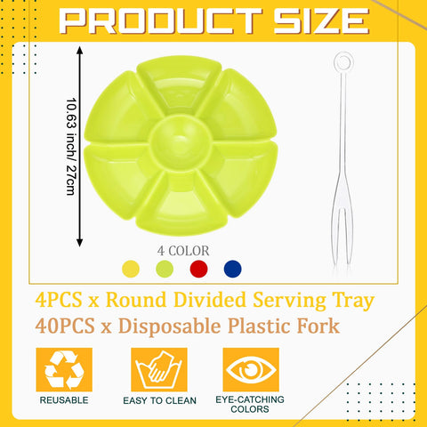 Zhehao 40 disposable forks included for quick serving and cleanup