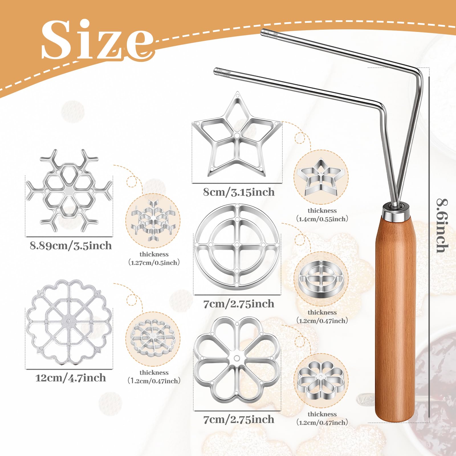Zhehao rosette flower mold creates decorative treats for holidays.