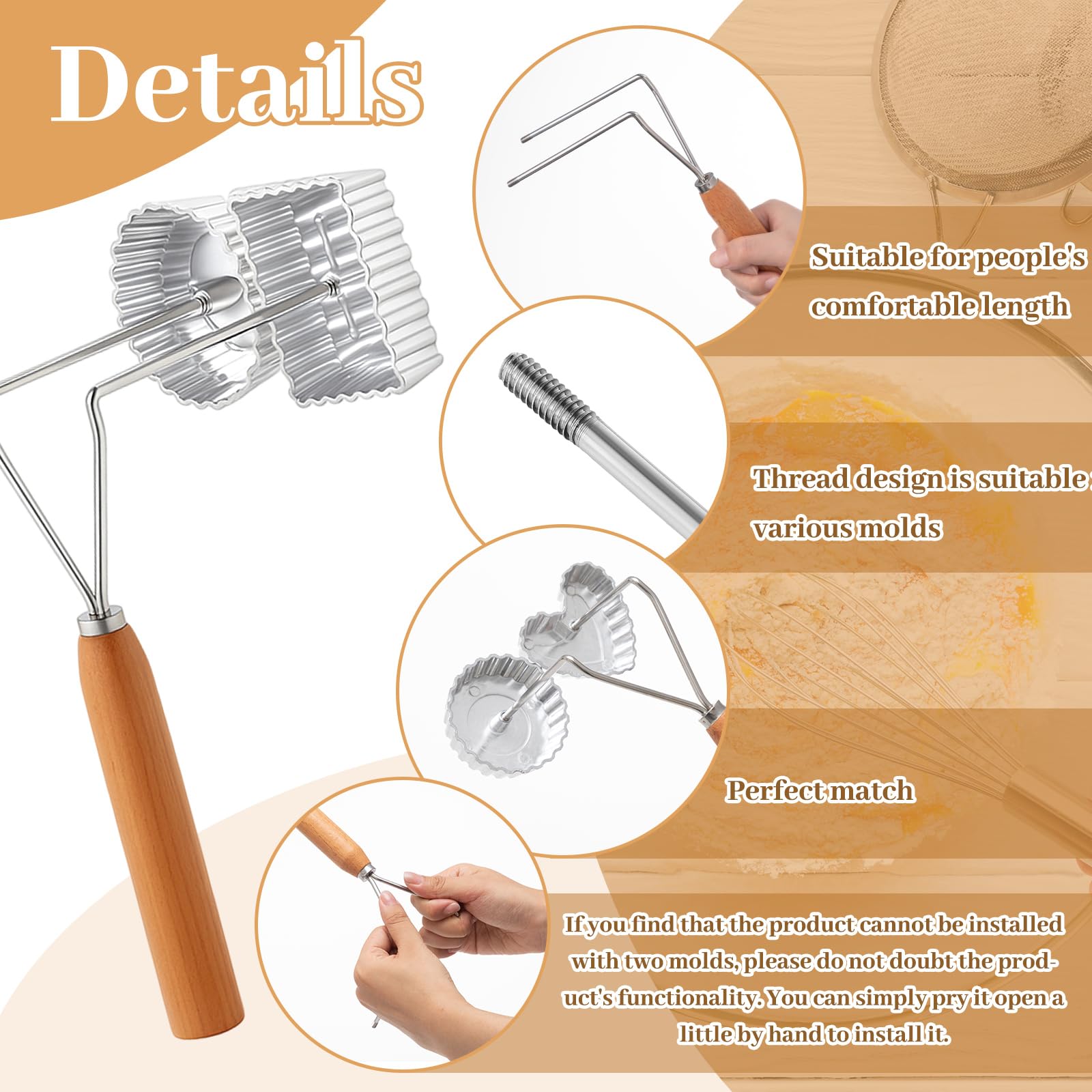 Zhehao rosette round design provides uniform browning for even frying.