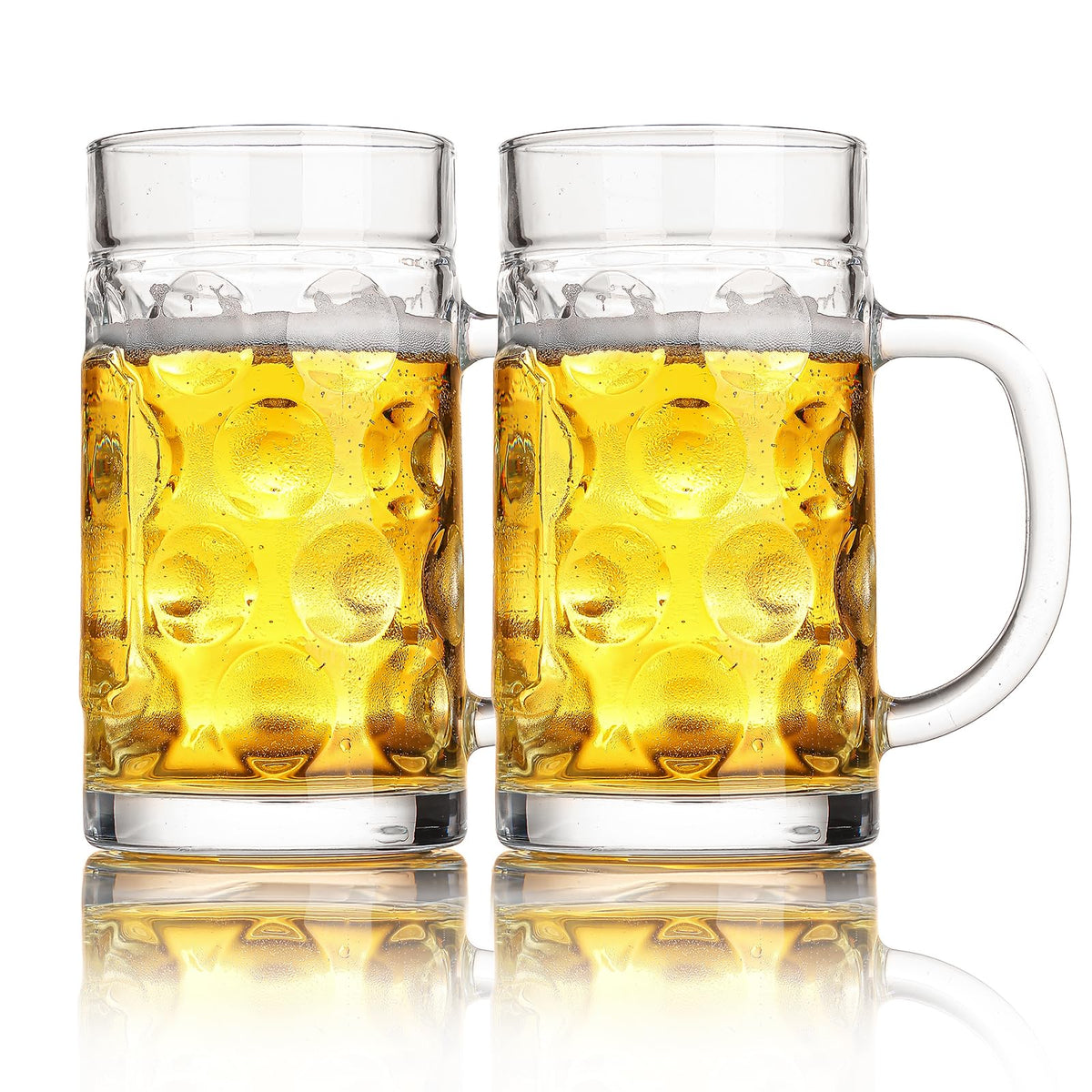 Zhengyaoyang freezer beer mug with handle keeps drinks cold.