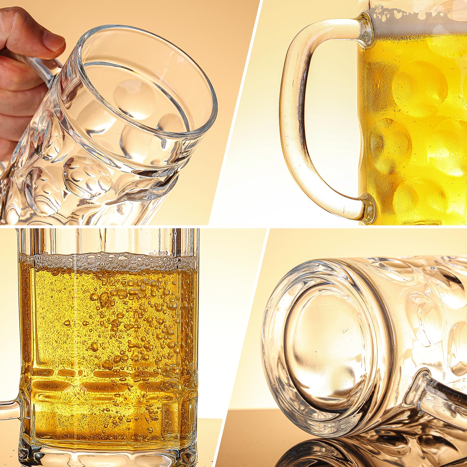 Zhengyaoyang Oktoberfest-style beer mug adds classic charm to parties.