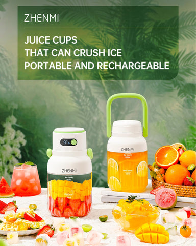 ZHENMI portable blender 33oz vessel highlights large capacity for daily servings