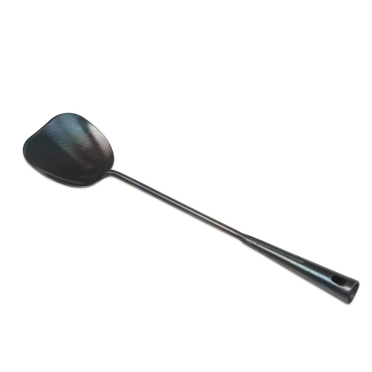 ZhenSanHuan spatula long-handle for wok cooking, offering better control and a cool grip.
