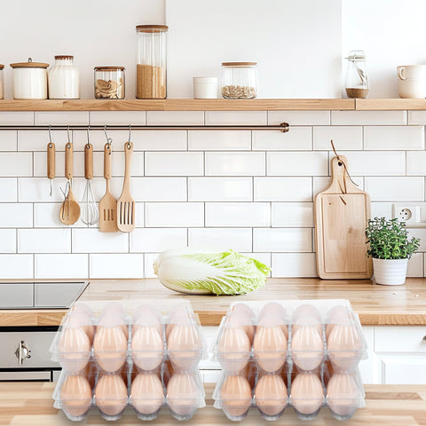 ZHIGLMYD durable egg cartons made from recycled PET for reuse