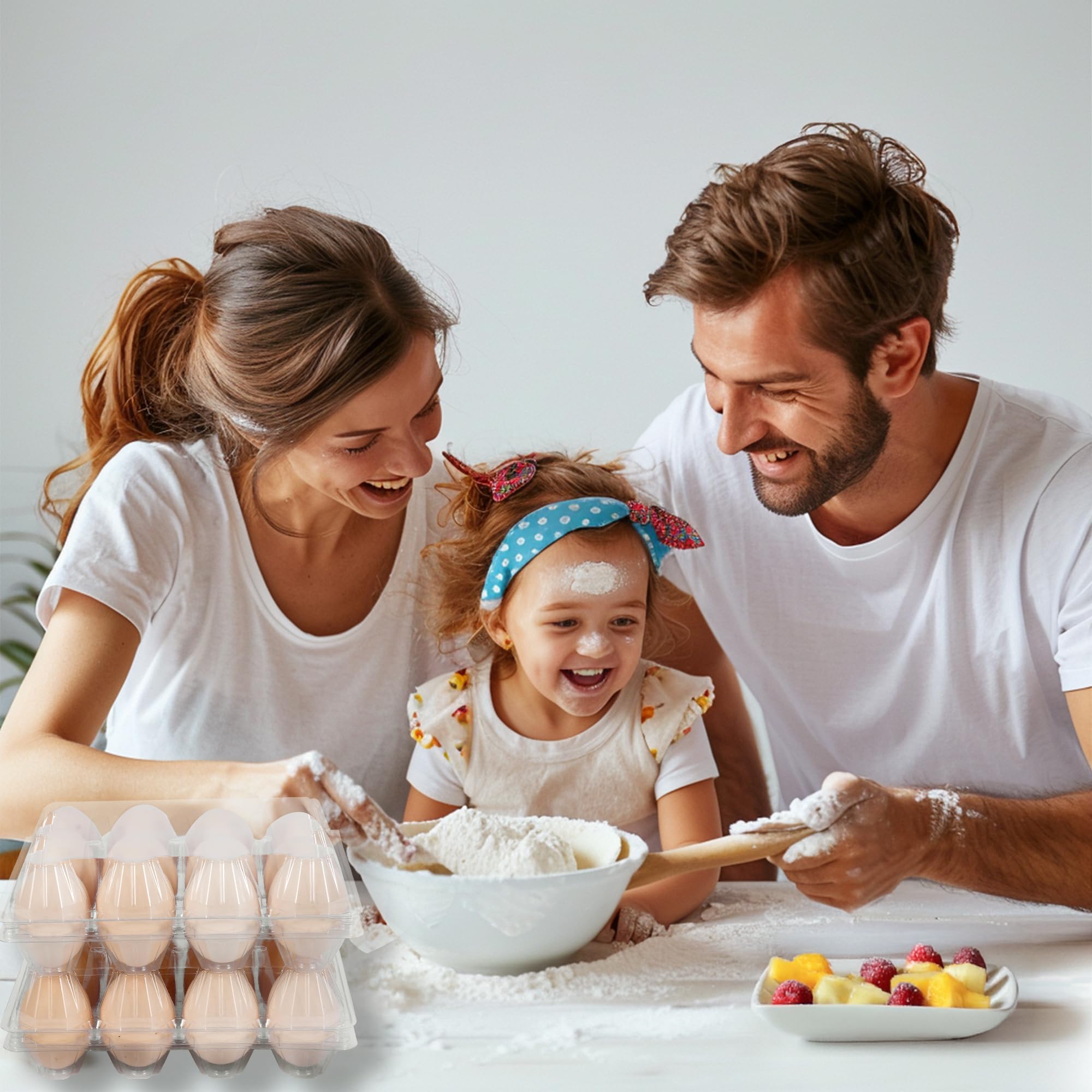 ZHIGLMYD flat-top egg cartons ideal for labeling and branding