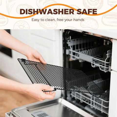 ZHIWUJIA dishwasher safe cooling rack for easy cleaning after baking