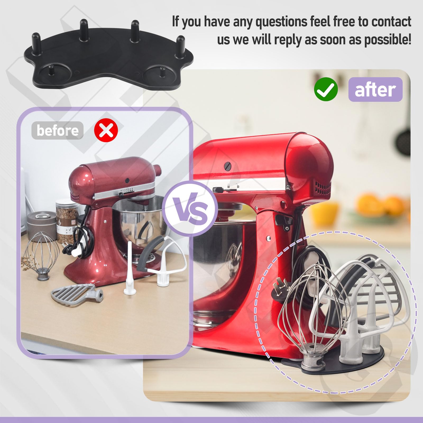 ZHIXING cord management slot keeps power cords neat