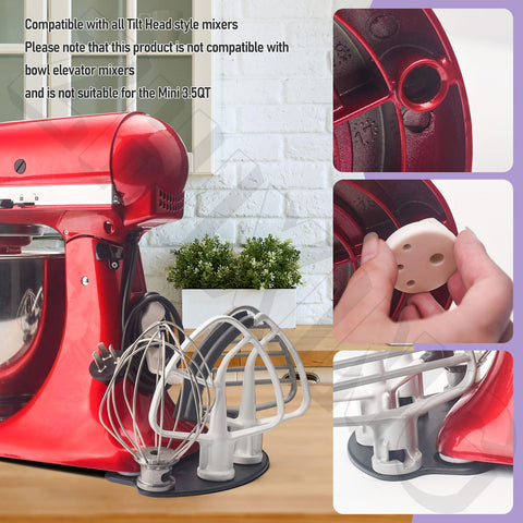 ZHIXING Kitchenaid-flat-beater attachment holder for quick access