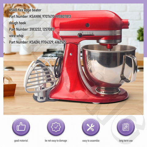 ZHIXING wire whip attachment holder reduces counter clutter