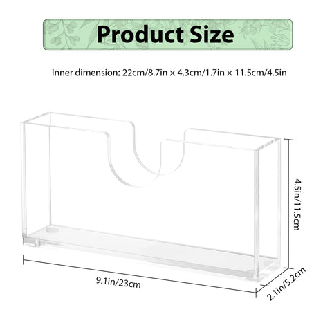 ZhiYo-Life non-slip base napkin holder prevents sliding during meals.