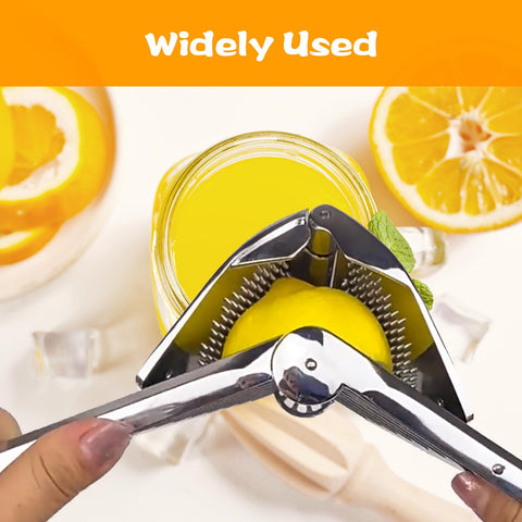 ZHIYUEJING squeezer's durable stainless steel construction resists rust for daily use.