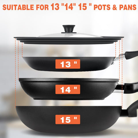 Zhulerzil lid features a tempered glass view window to monitor cooking progress.