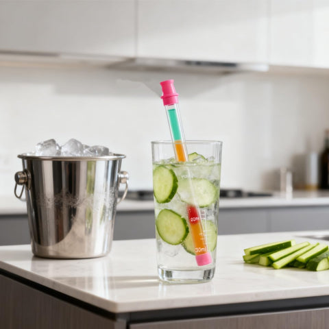 ZHYPFF Shot Straw elegant bar accessory for stylish serving.