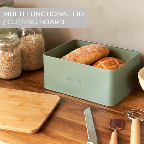 ZICOTO bamboo lid serves as a stylish serving plate for breads and cookies.