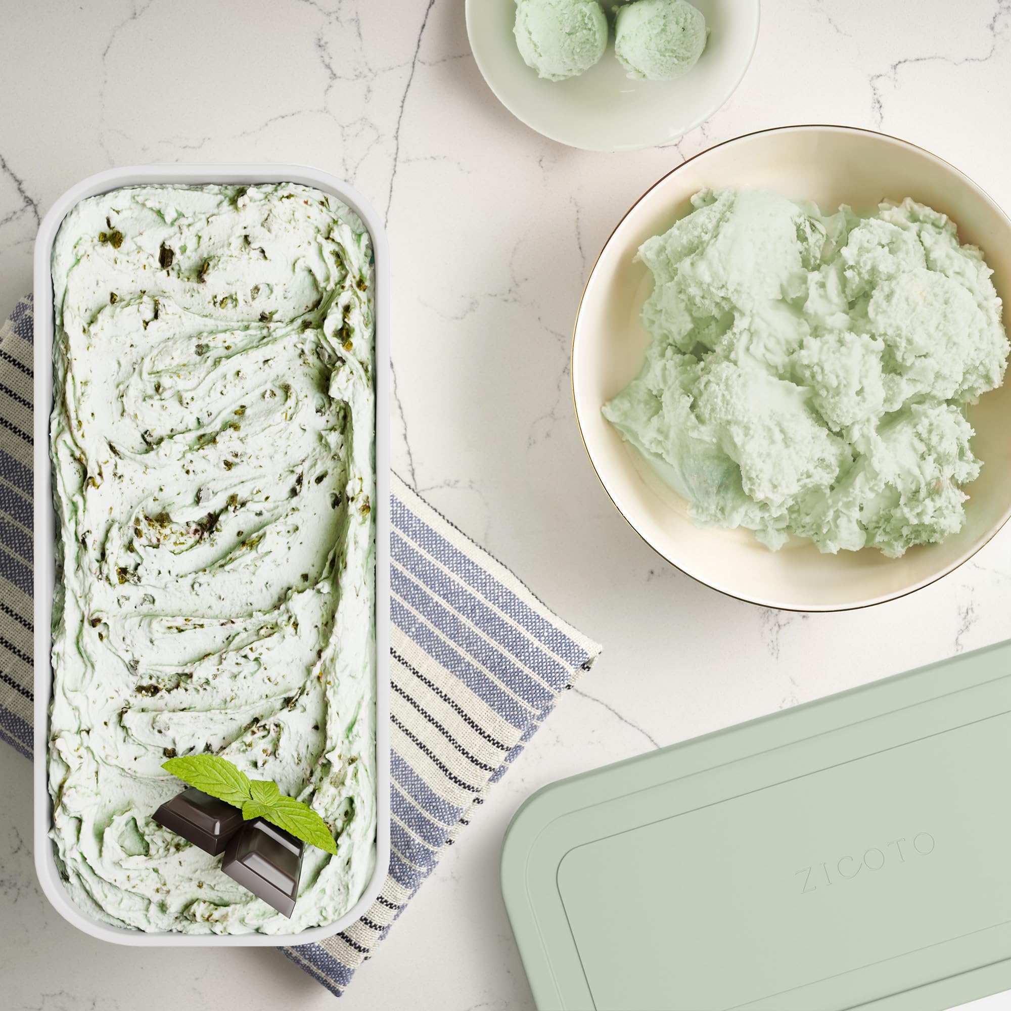 ZICOTO BPA-free freezer-safe materials ensure safe storage.