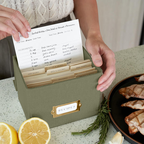 Durable linen and clean label area support long-term use.