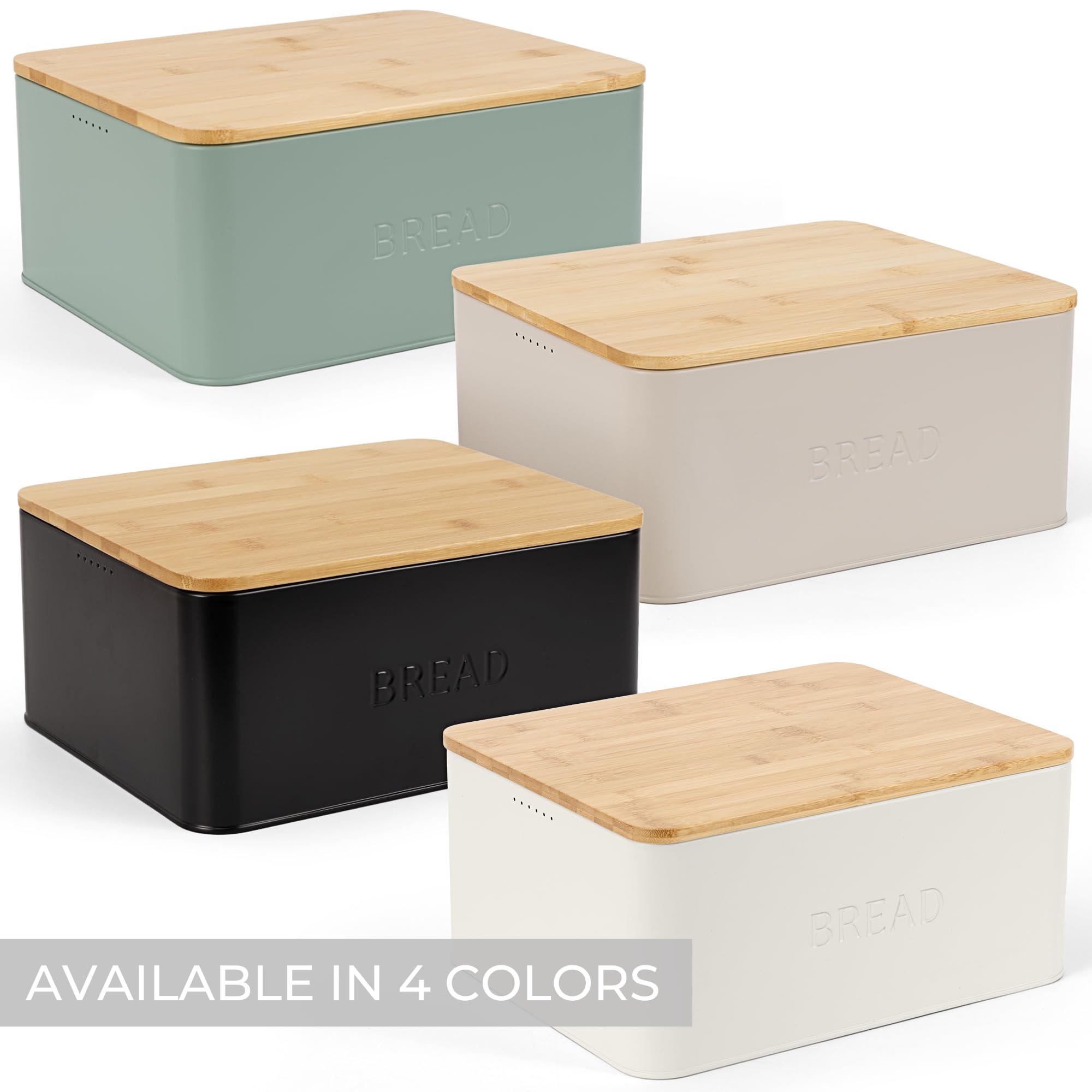 ZICOTO bread storage adds charm and practical organization