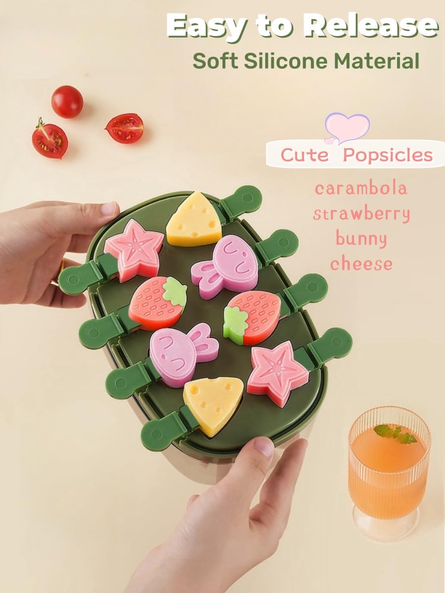 Zigihos BPA-free silicone molds ensure safe, non-toxic summer treats for kids.